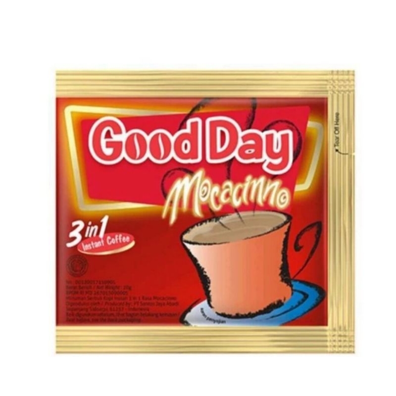 

kopi Gooday cappucino sashcet