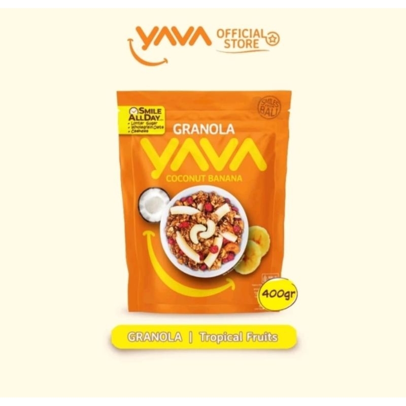 

GARNOLA YAVA COCONUT BANANA 400GR