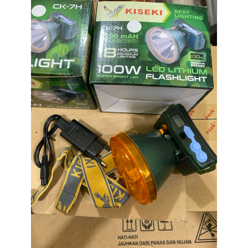 SENTER KEPALA 100W 18JAM KISEKI CK7H ORI