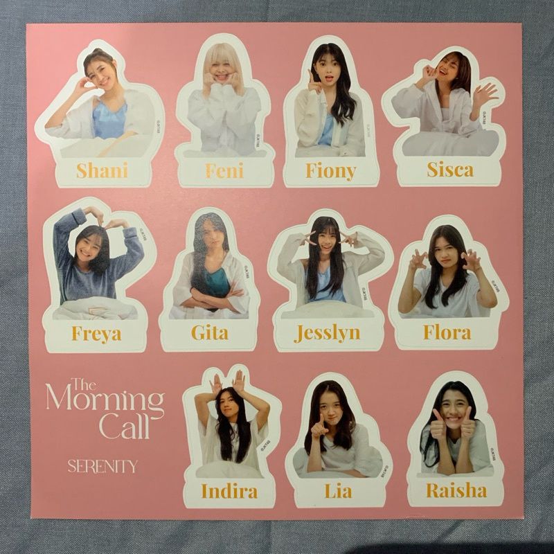 Sticker JKT48 The Morning Call - Serenity [Official]