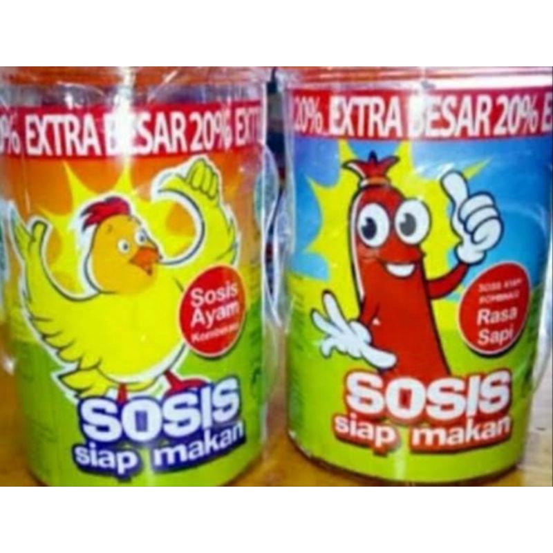 

Sosis So Nice Siap Makan Kemasan Toples / Sosis so nice isi 24+1 batang extra besar 20% rasa sapi & ayam