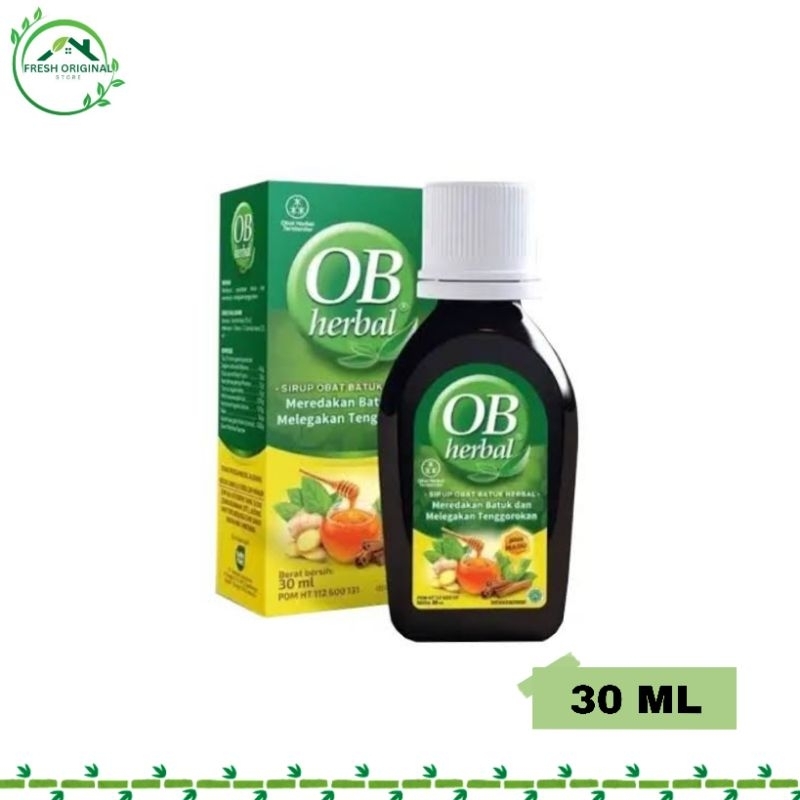 Obat Batuk OB Herbal | Obat Batuk Meredakan Tenggorokan|Original OB Herbal | Halal|Obat Batuk Kering