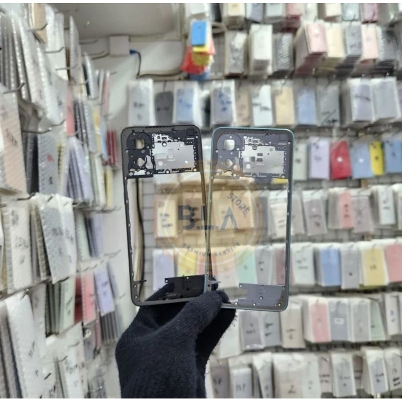 TULANG TENGAH BEZEL TUTUP MESIN MEDDLE FREME OPPO A78 4G