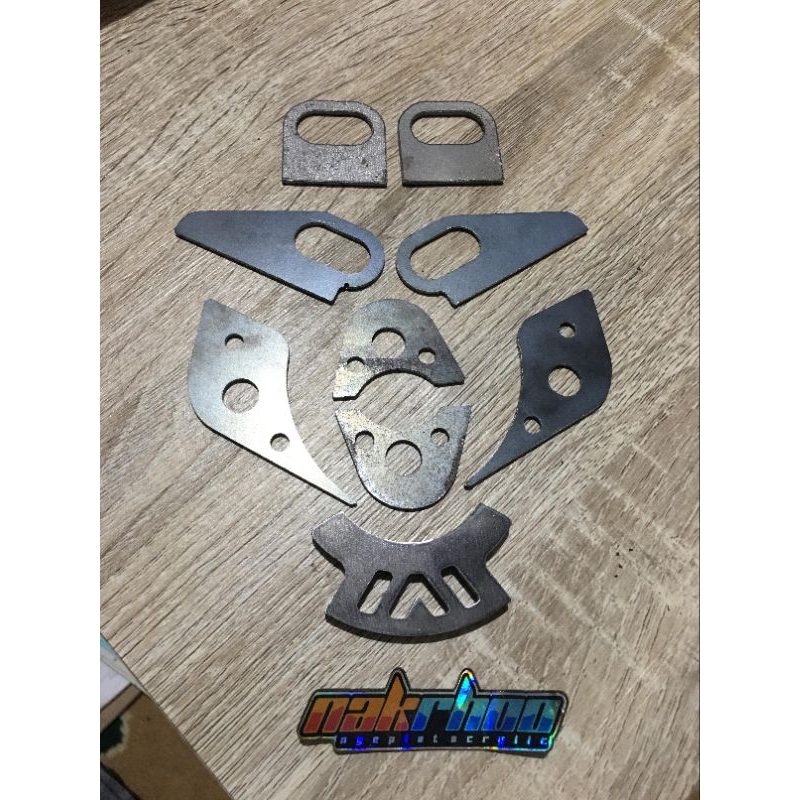 MANISAN RING RANGKA. RING TEPONG CB GL100 HANDMADE MIRIP ORINYA LASER TEBAL DAN SET PENTOKAN STANG S