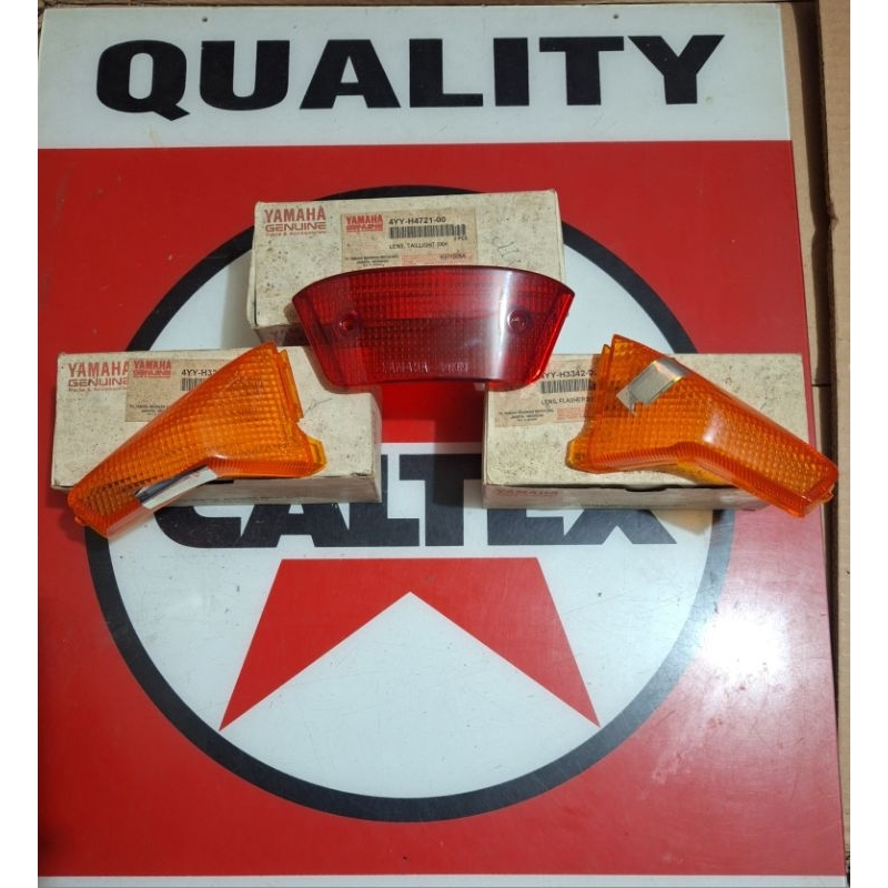 mika lampu belakang mika kaca stoplamp sein sen belakang yamaha sigma original yamaha