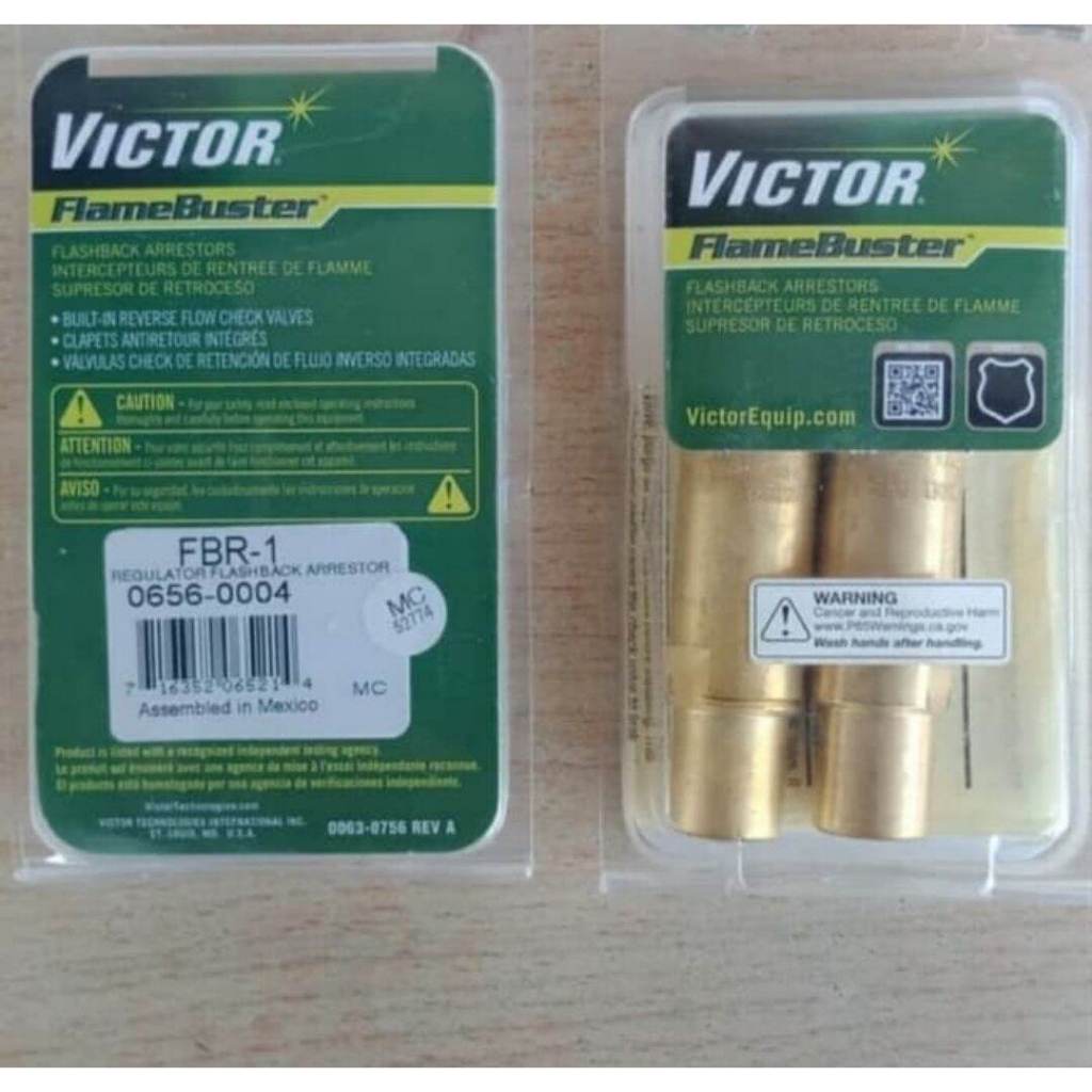 FLASHBACK REGULATOR oxygen feul FBR-1 0656-004 VICTOR Flash back Regulator Oksigen LPG Acy FBR1 1set