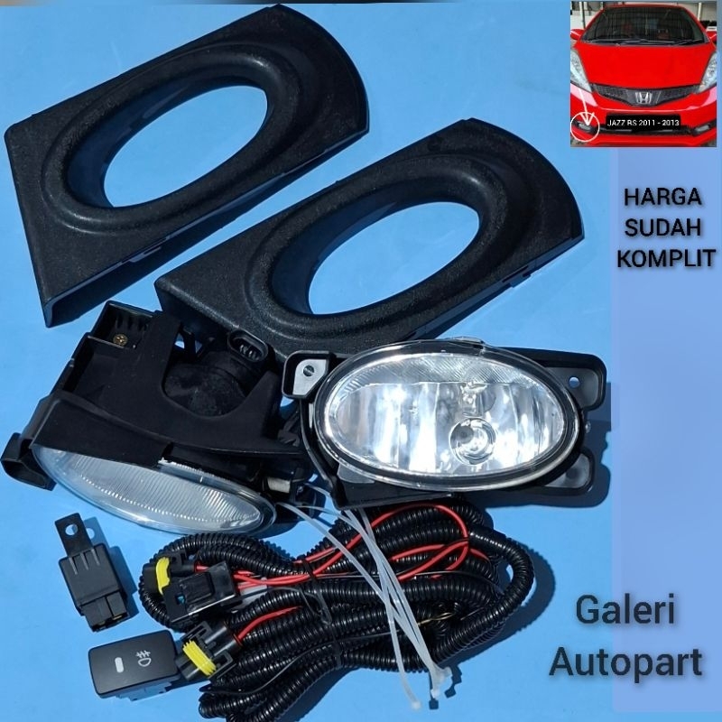 Foglamp Mobil Honda Jazz RS 2011 2012 2013 KOMPLIT