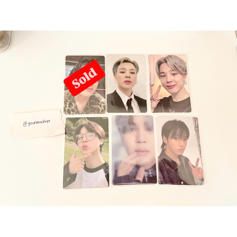 (READY STOCK) photocard jimin dvd br memo20 mots one  rpc golden jungkook bluray jimin