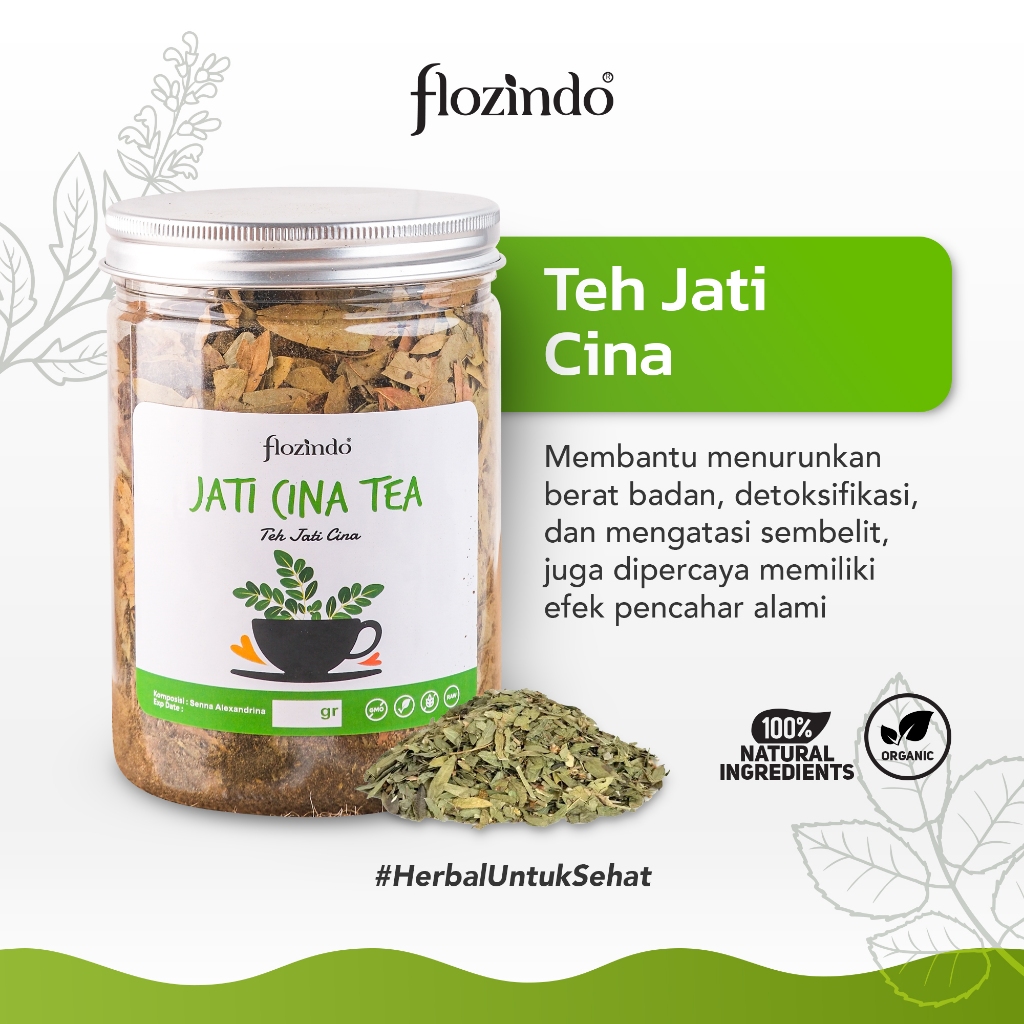 

Teh Jati Cina FLOZINDO – Herbal Pelangsing Alami | Bantu Detoksifikasi & Turunkan Berat Badan