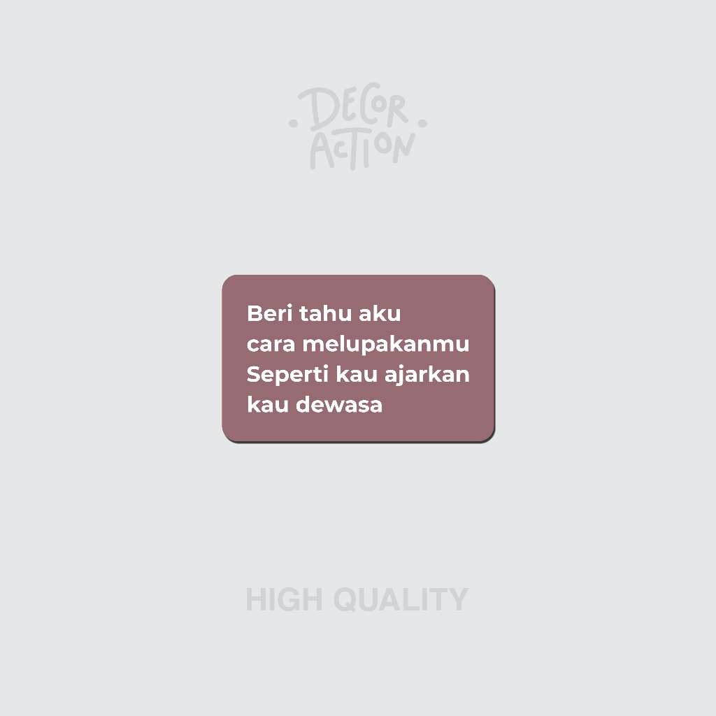 

Sticker Lirik Lagu FR 2 — High Quality Sticker Glossy Waterproof