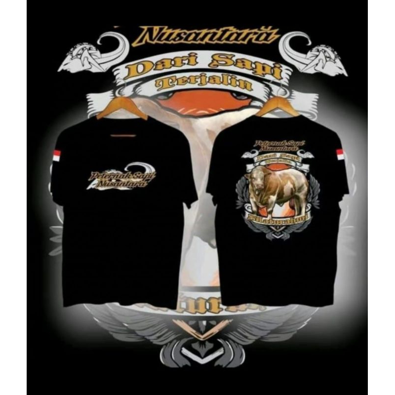KAOS DISTRO PETERNAK SAPI NUSANTARA DARI SAPI TERJALIN SILATURAHMI