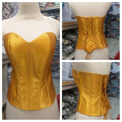 Torso Satin Busier Kamisol Wanita / Torso Dalam Kebaya / Kamisol Kemben Wanita