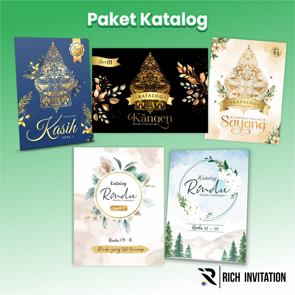 KATALOG BLANGKO UNDANGAN - PAKET KATALOG