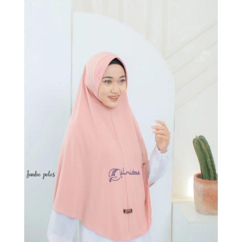 ELNISA JUMBO//HIJAB BLUSUKAN XL//HIJAB INSTAN XL