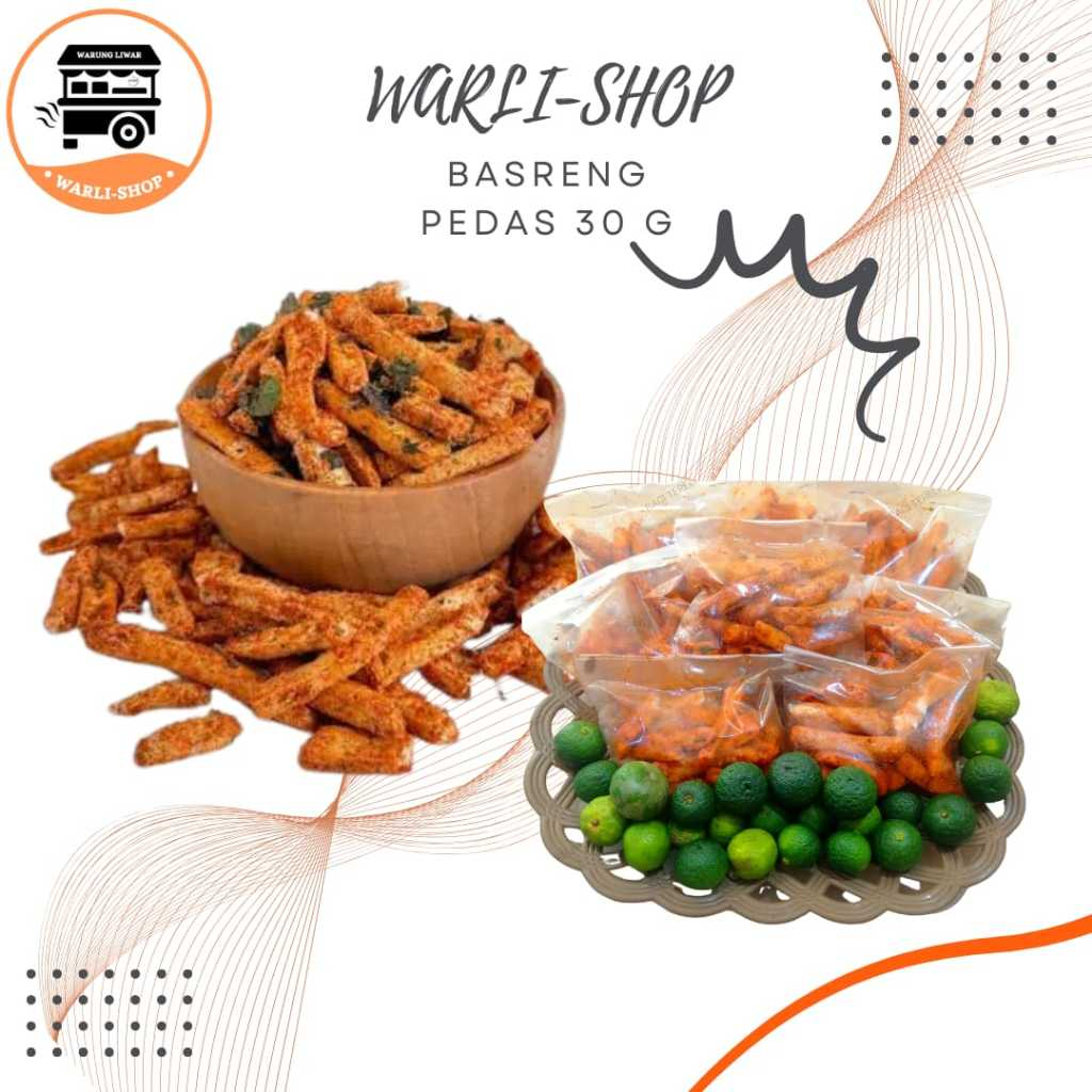

basreng goreng pedas kemasan 30 grm / basreng viral