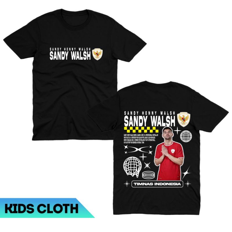 BISA COD KAOS ANAK SANDY WALSH TIMNAS INDONESIA PLAYER BAJU ANAK SANDY WALSH TIMNAS INDONESI