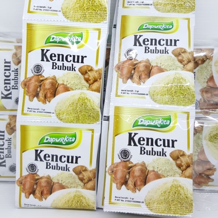 

1 Pak Dapur Kita Kencur Bubuk Isi 6 renceng x 12 Sachet