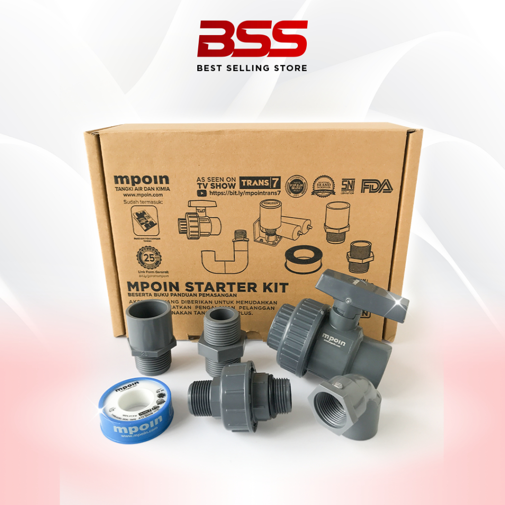 Complete Set Mpoin Aksesori Tandon Air