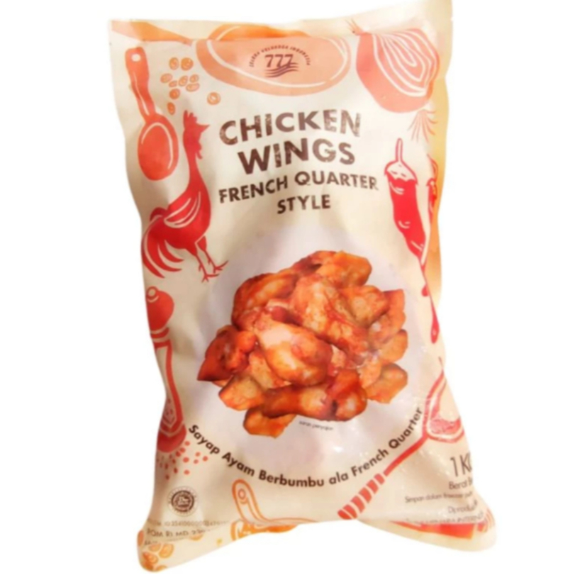 

CHICKEN WING /ORLEAN WING 777 - CHICKEN WING FRENCH QUARTER STYLE 1kg