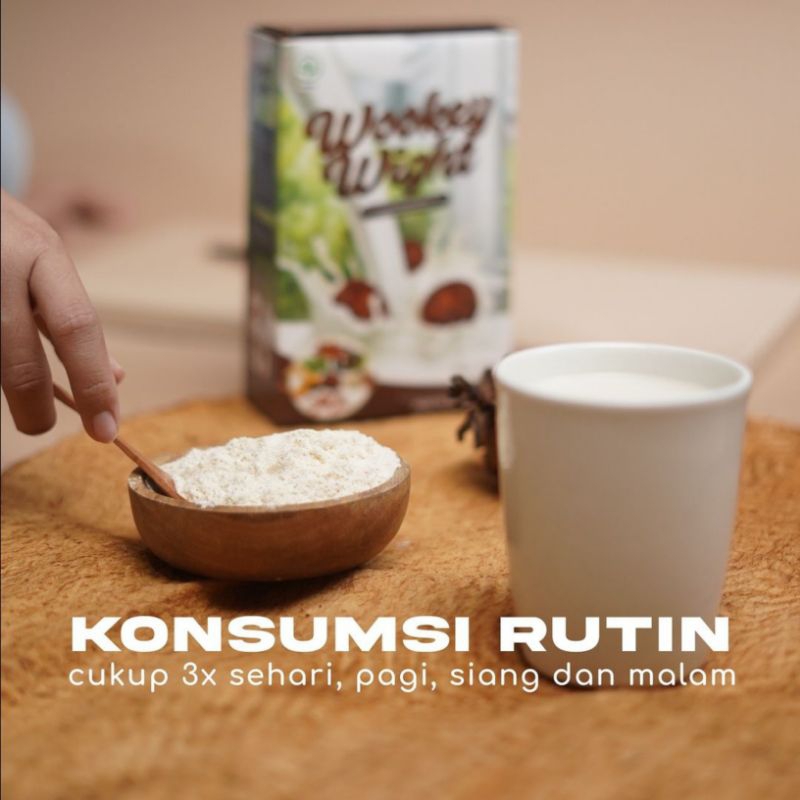 

READY WOOKEY WEIGHT - SUSU PENAMBAH BERAT BADAN ISI 1 BOX