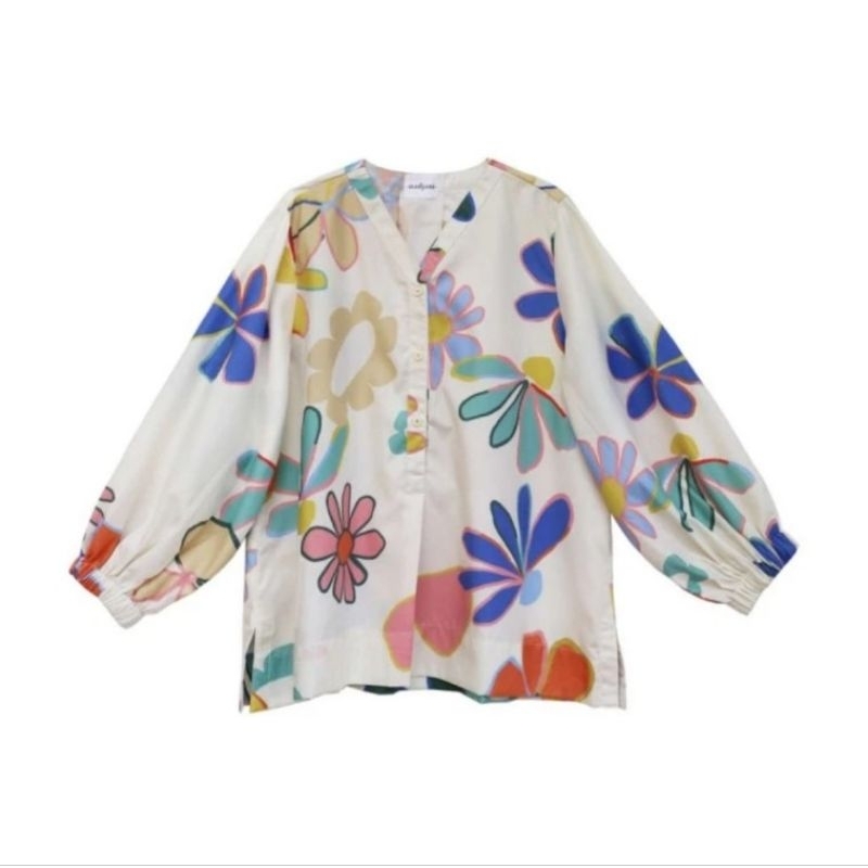 NADJANI TOP ALOHA BROKEN WHITE