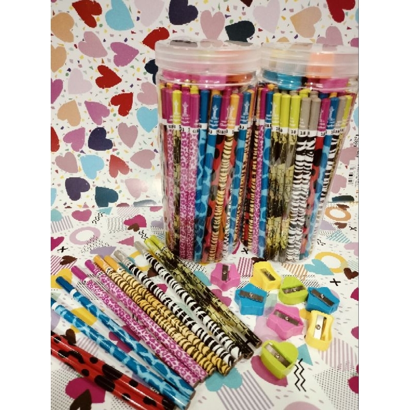 

Pensil 2B ZhongHua 6183 motif Animal Toples + Rautan