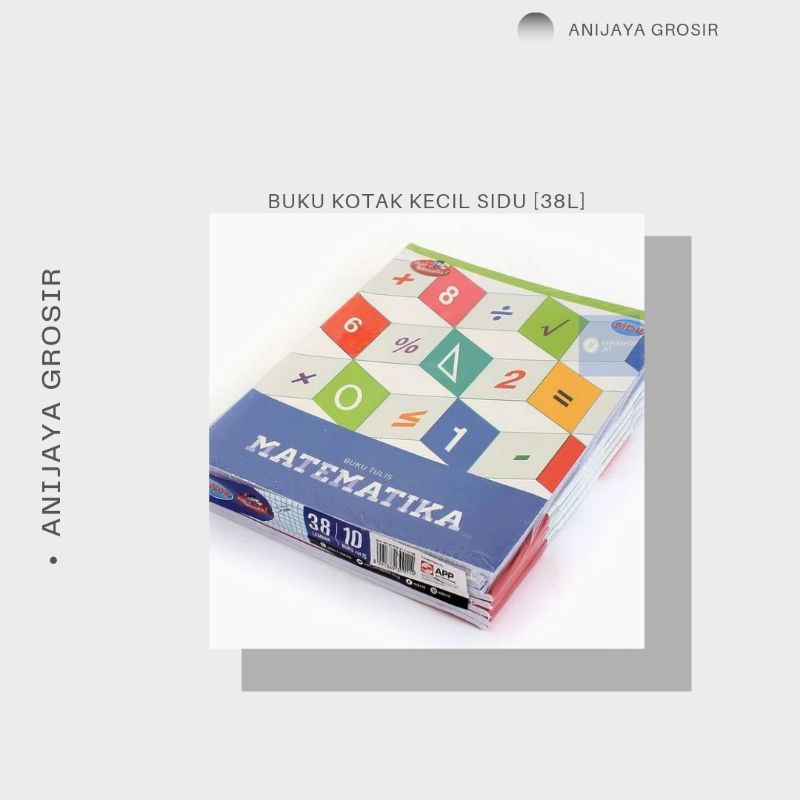 

BUKU KOTAK KECIL MEREK SIDU 1PACK ISI 10 BUAH [38L] Kantor Kertas Kantor Kertas