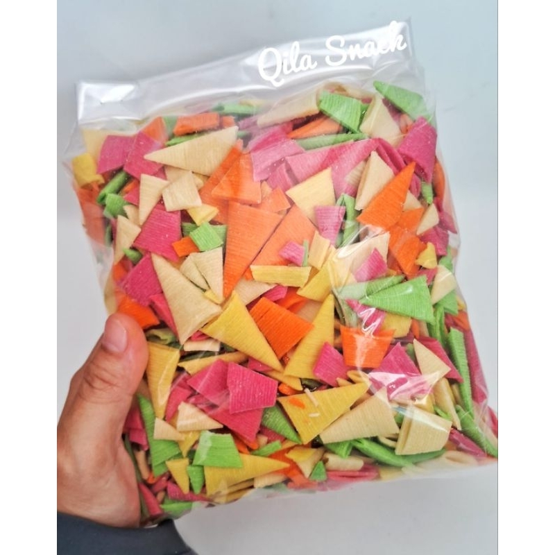

Kerupuk Potato Samosa Potato Kerucut Mentah 500 Gram
