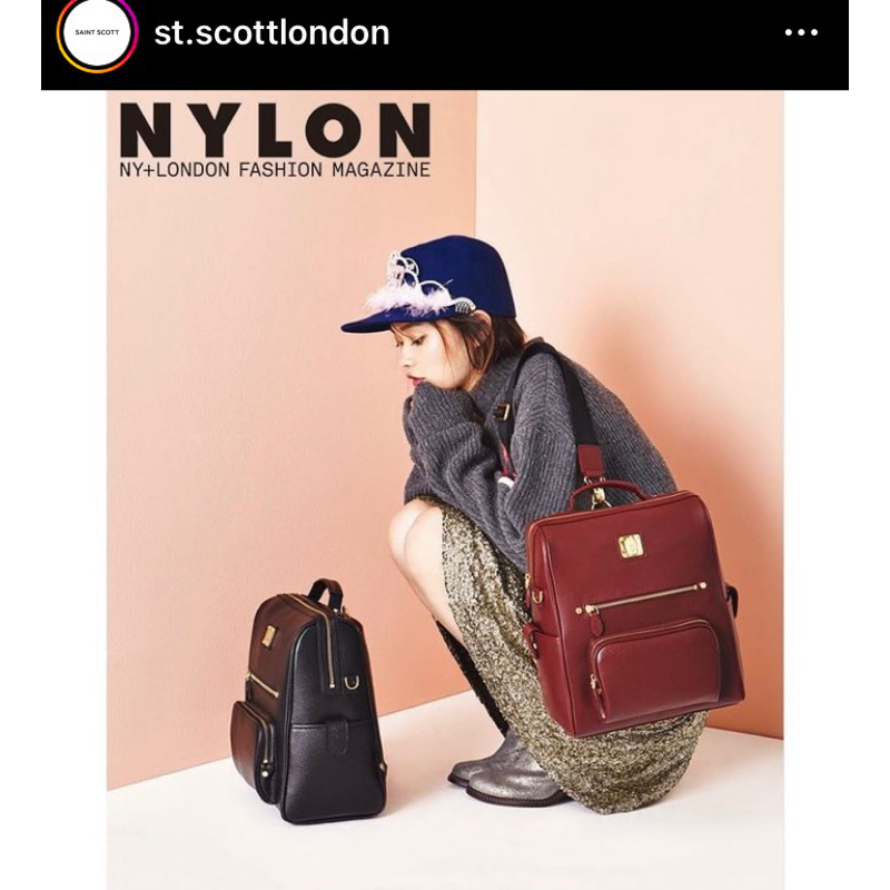 st scott london backpack preloved