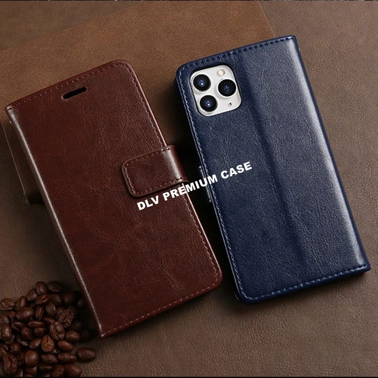 REDMI NOTE 13 4G CASE FLIP COVER WALET KULIT LEATHER FLIP CASE DOMPET REDMI NOTE 13 4G