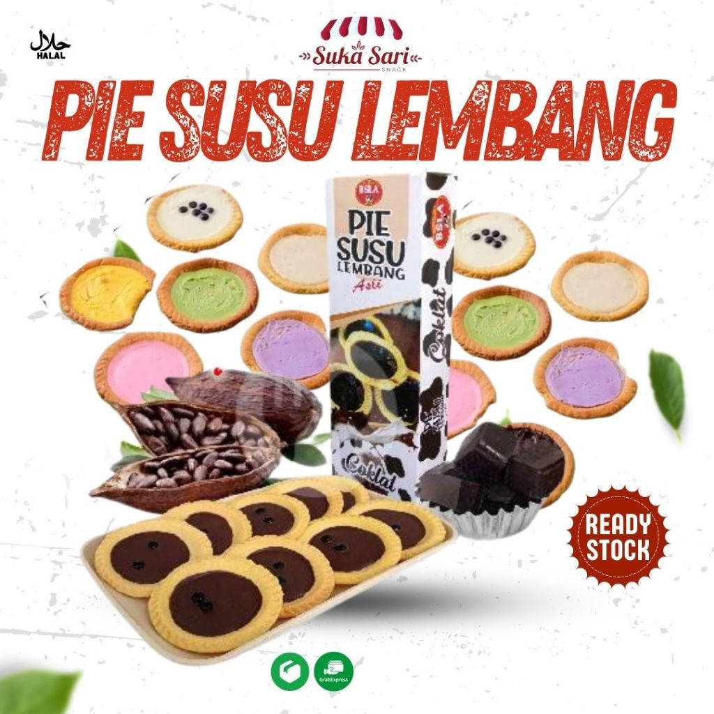 

Pie Susu Khas Lembang 7pcs Cemilan Snack Oleh-Oleh | Sukasari Snack