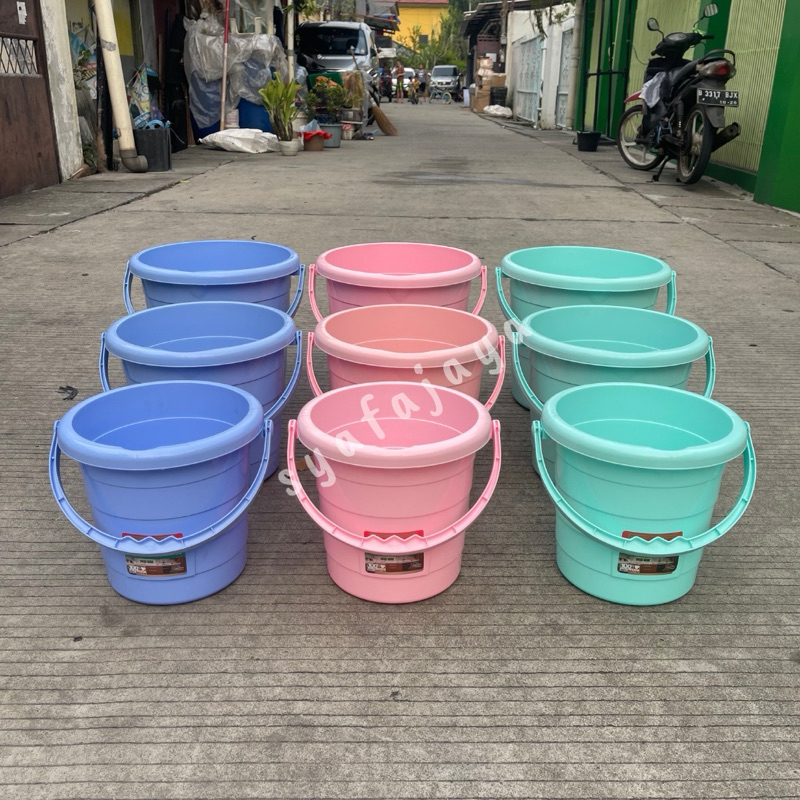 Ember Gagang Warna 3-4-6 Galon Alexish / Ember Gagang / Ember tanpa Tutup Ember Warna Pastel