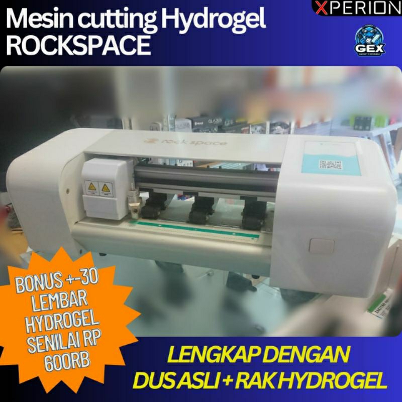 (Jual Rugi) Rockspace HM47 mesin cutting hydrogel anti gores screen protector bekas banyak bonus
