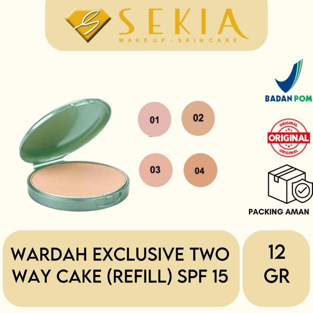 Wardah Exclusive Two Way Cake Refill / Refill Wardah Two Way Cake