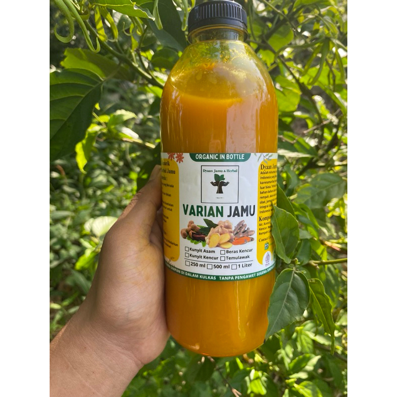 

Dyaan Jamu & Herbal-Kunyit Asam 500ml Kualitas bahan Premium