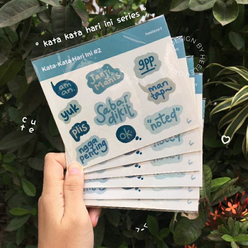 

Sticker Aesthetic | Sticker Lucu | Sticker Journaling Scrapbook | KKHI #2 | Designed by Heelev