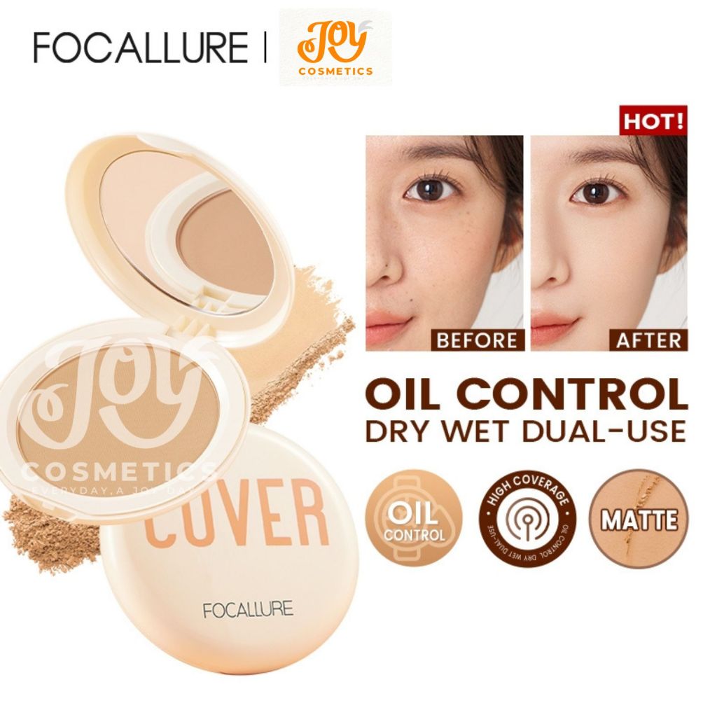 FOCALLURE Matte BB Cushion Foundation-Tahan Lama 24 Jam