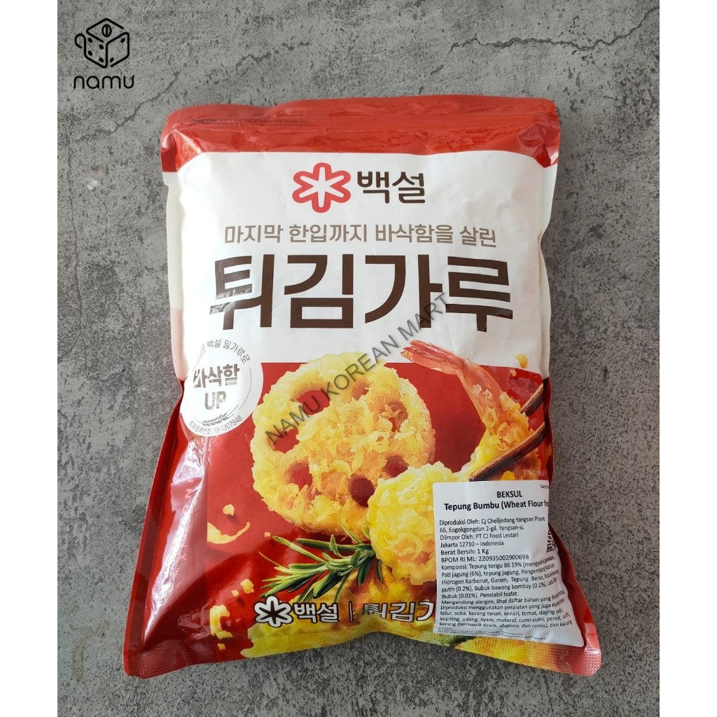 

Beksul Frying Mix For Cooking - Tepung Bumbu Korea Untuk Gorengan 1 kg [READY STOCK]