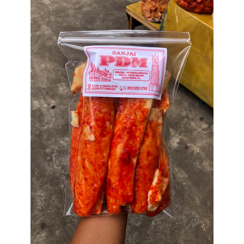 

keripik sanjai balado panjang 250 gram