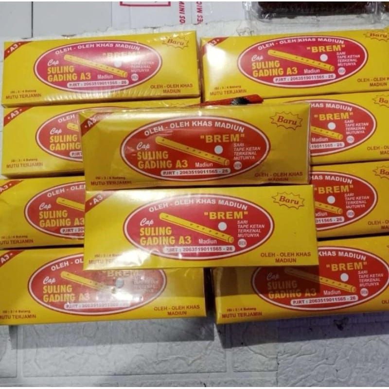 

Brem Suling KECIL / oleh - oleh khas madiun
