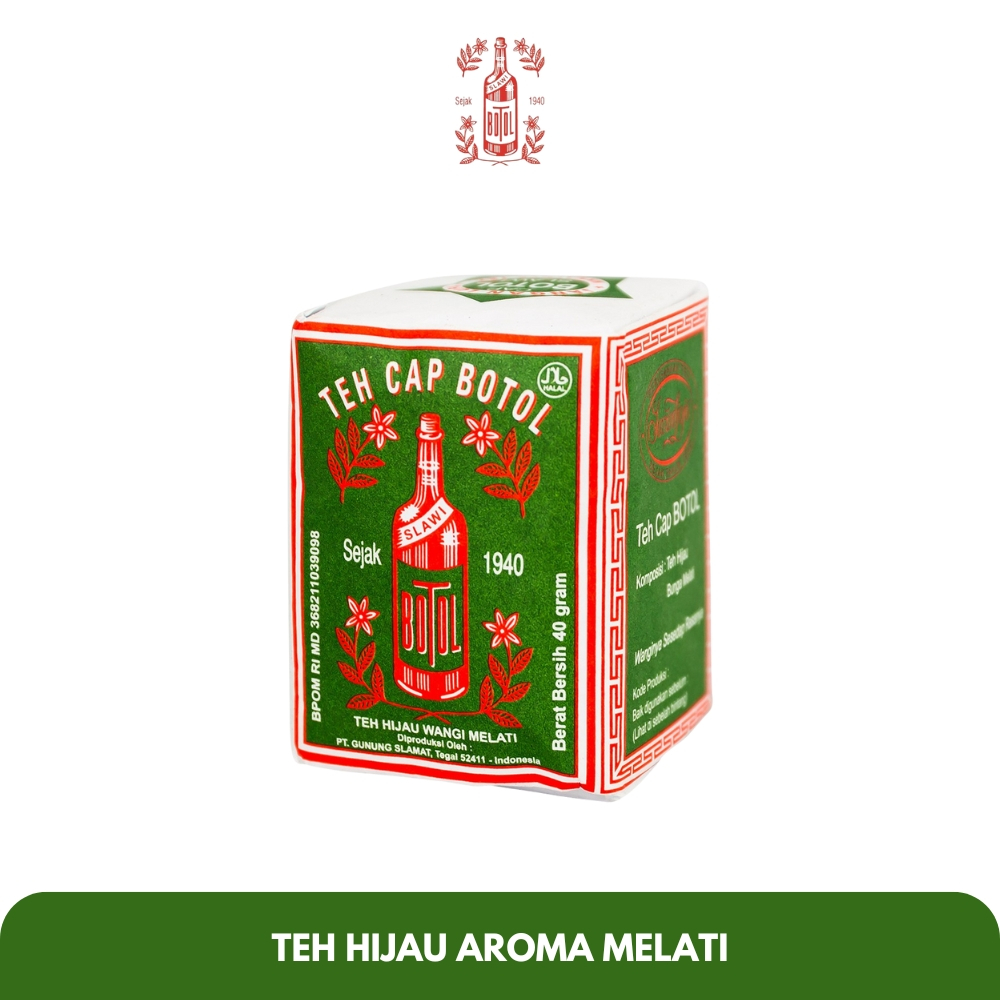 

Teh Cap Botol - Teh Hijau Aroma Melati - 10x40 GR