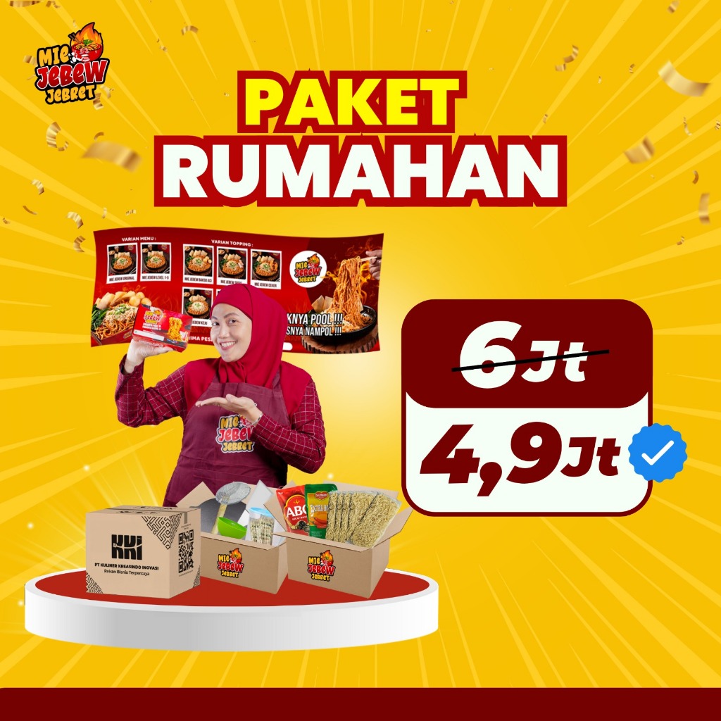 

Kemitraan Franchise Mie Grill Pan Pedas Kekinian Termurah Terlaris Mie Jebew Jebret - Paket Rumahan