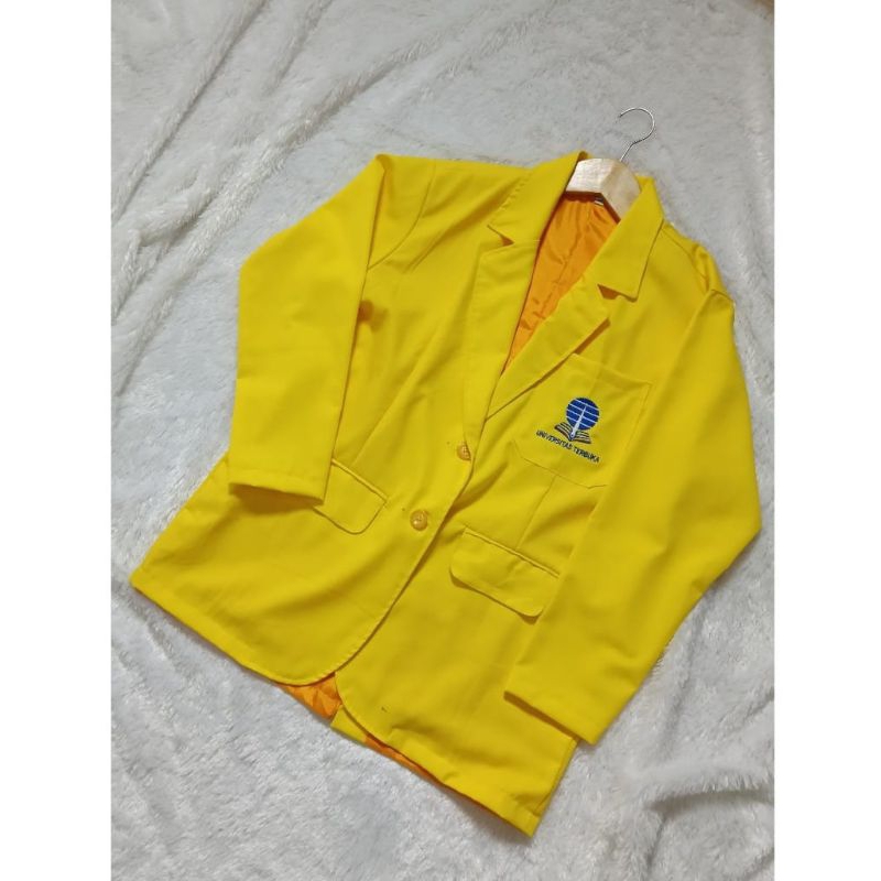 Ready stok Jas Wanita almamater universitas terbuka Logo Blazer almamater cewe