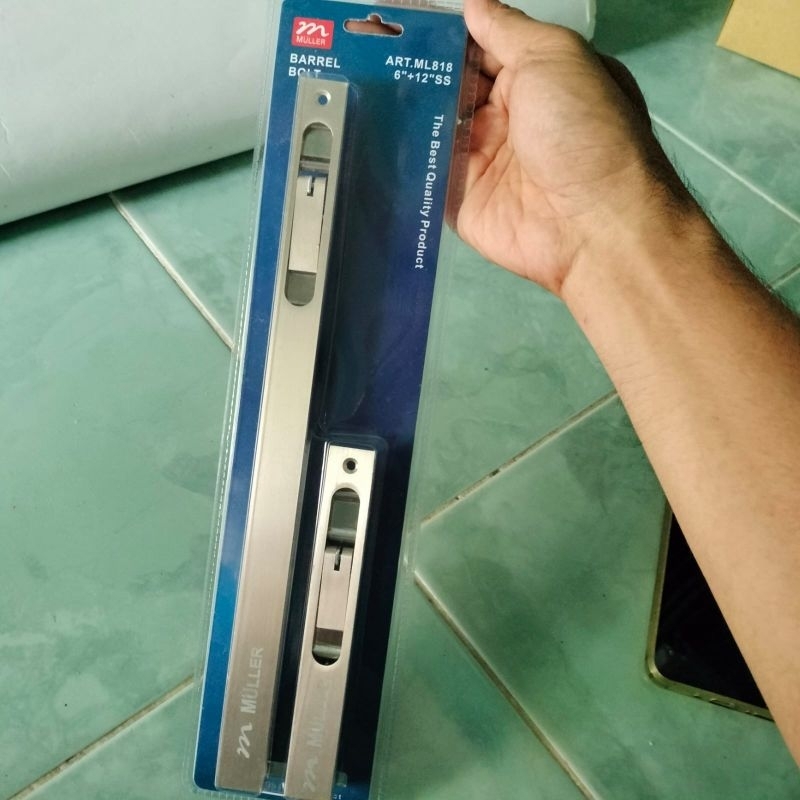 HOT SALE Grendel Tanam Panjang 30cm Stainless / Slot Tanam kunci pintu panjang