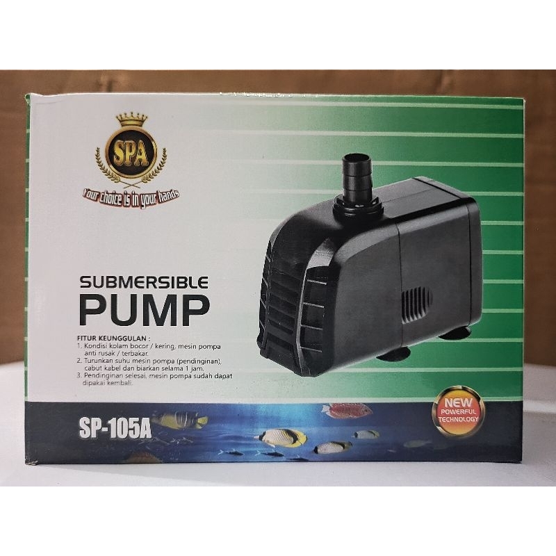 SPA SP 105A Pompa Kolam Koi Airmancur Hidroponik