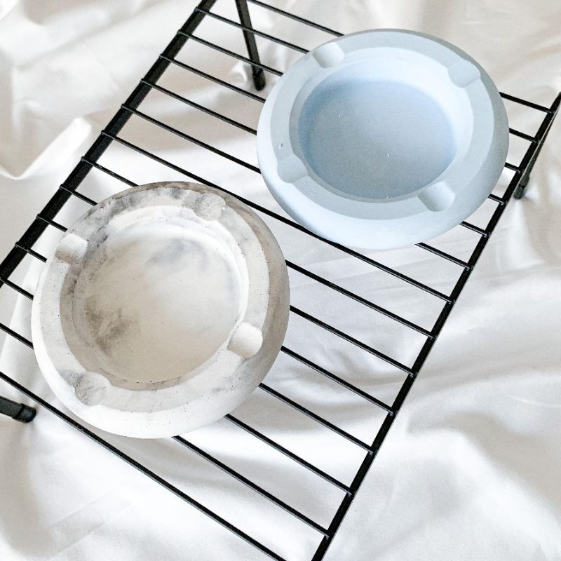 Asbak rokok bulat aesthatic/ asbak coasters/ asbak unik tempat rokok dan dekorasi rumah