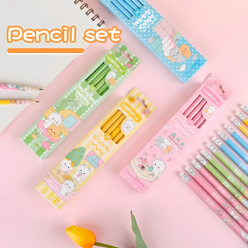 

WEIBO Alat Tulis Sekolah Pensil 2B Isi 12 Pcs