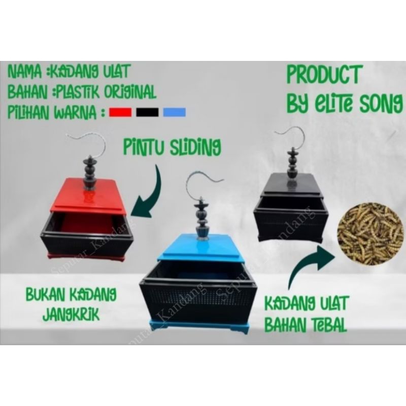 Kandang Mini Untuk Uler || Ulat Hongkong || Belalang || TERBARU