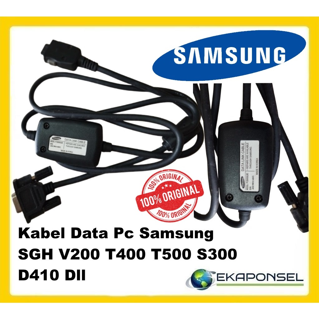 Kabel Data Pc Samsung Sgh V200 T400 T500 S300 D410 Dll ORIGINAL