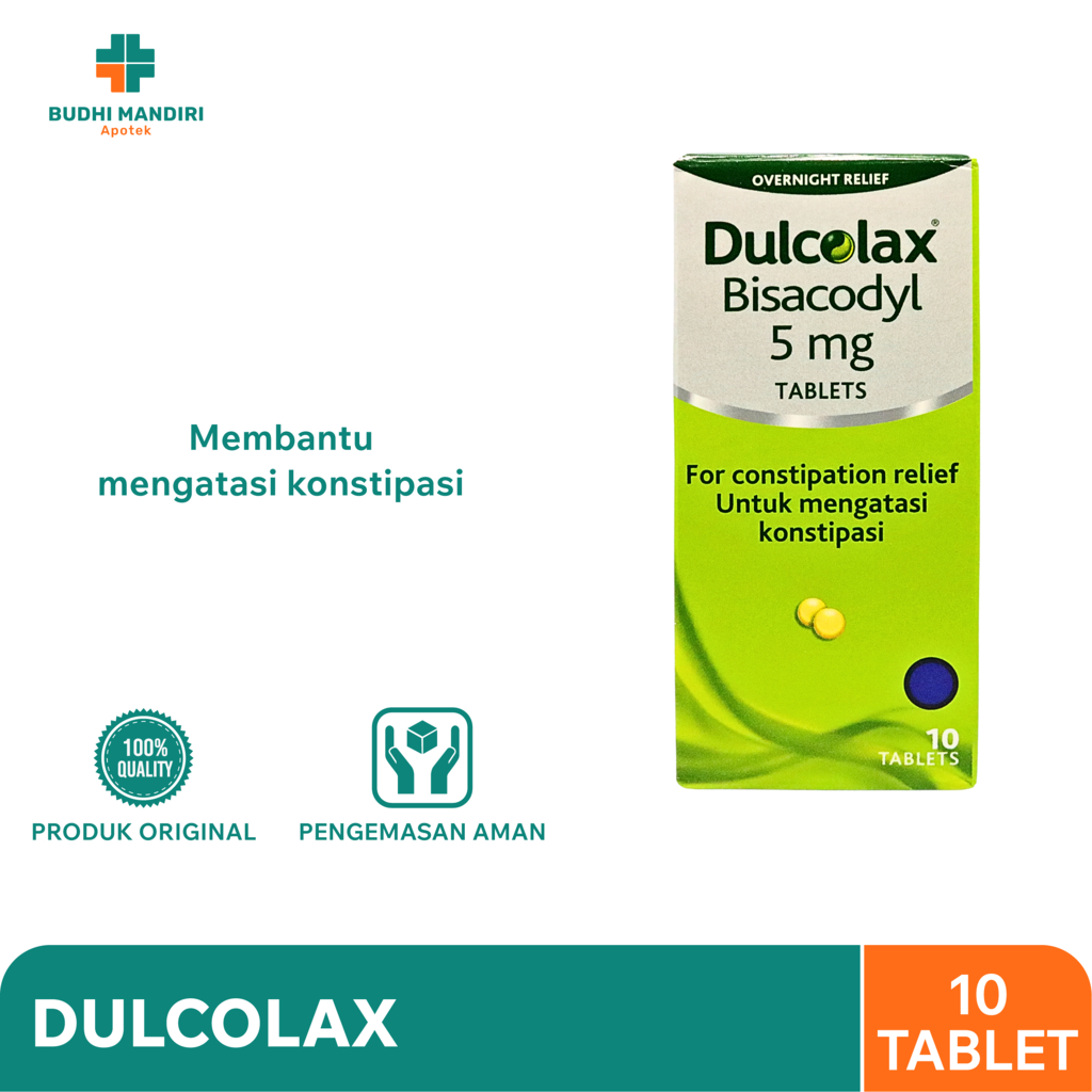 Dulcolax 10 Tablet - Mengatasi Konstipasi